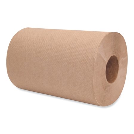 Morcon Paper Hardwound Paper Towels, 1 Ply, Continuous Roll Sheets, 300 ft, Brown, 12 PK 12300R